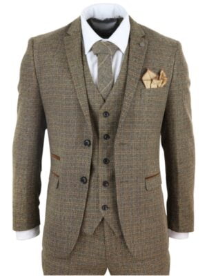 Paul Andrew - Men's Brown 3 Piece Suit